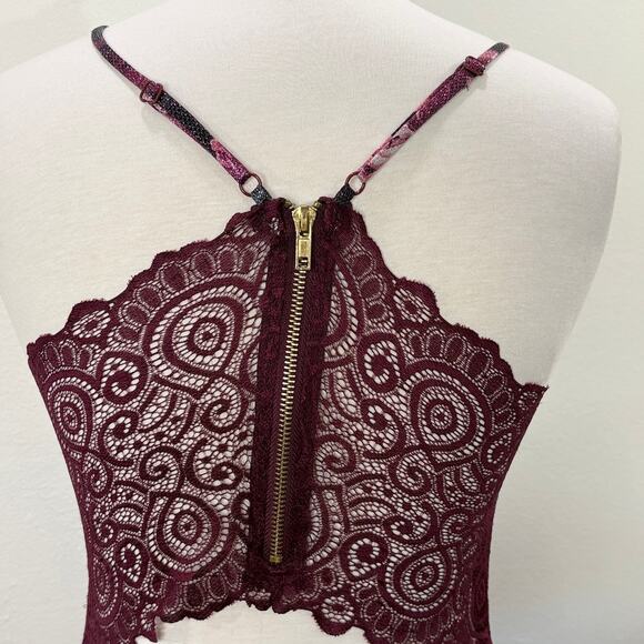 Emerald Sundae Size M Hoco Dress NEW Lace Floral Metallic Prom Formal Holiday - Picture 5 of 16